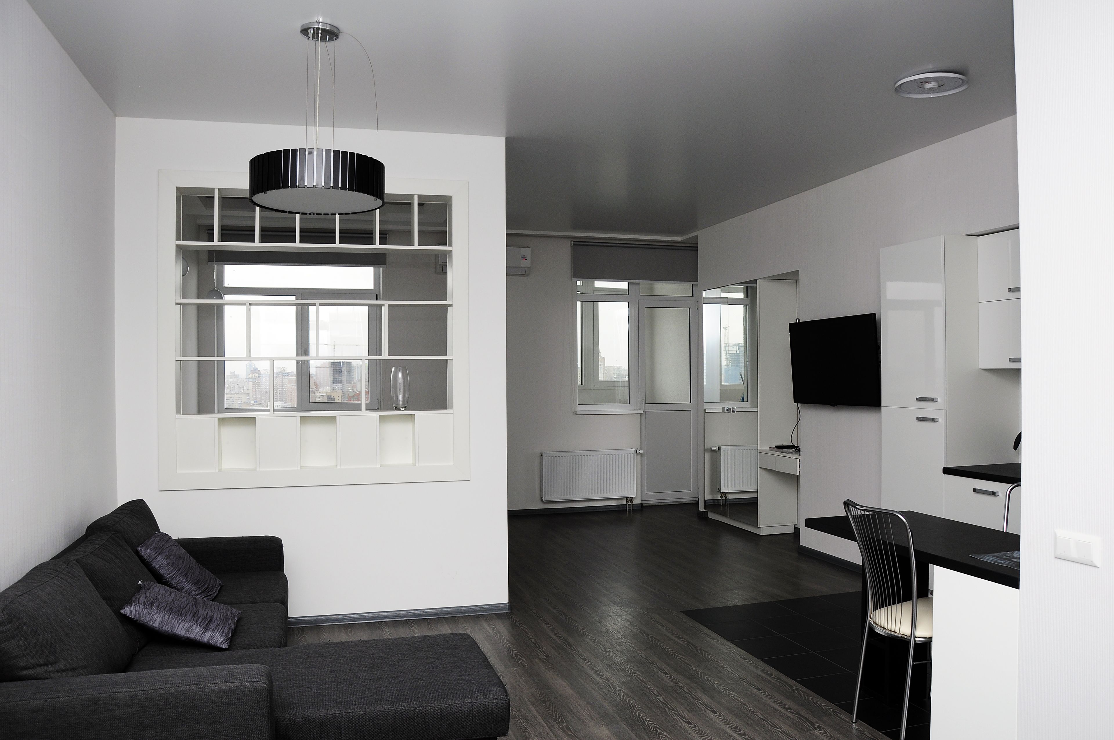 Comfort Apartment, 1 Queen Bed with Sofa bed, Non Smoking (118 Zhylyanska street) | Premium bedding, soundproofing, iron/ironing board, free WiFi