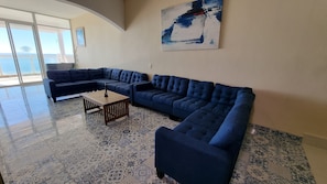 Penthouse With Breathtaking View | Living area