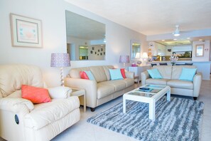 TV - Bayside Club Unit 207 - What a view!  Owner requires reservation for 3 months, Jan- March. (Marco Island)