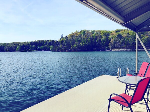 view from the dock