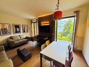 Fernseher, DVD-Player, Bücher