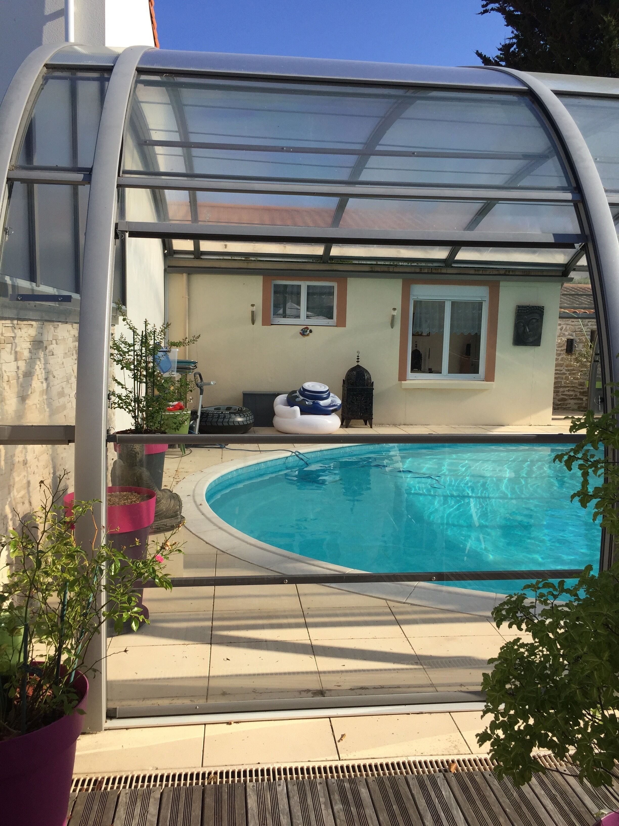 Piscine couverte, piscine chauffée