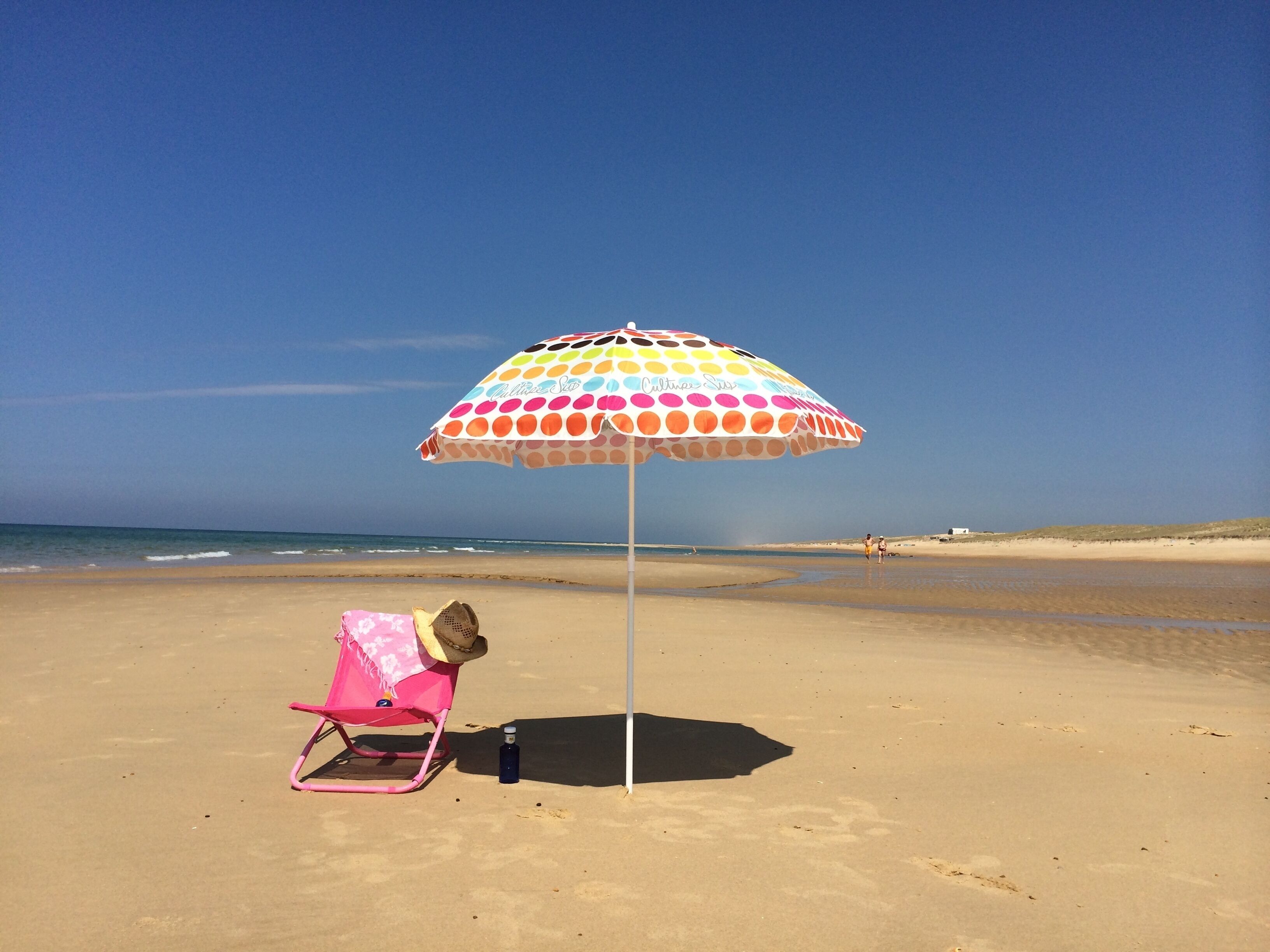 Plage à marée basse 