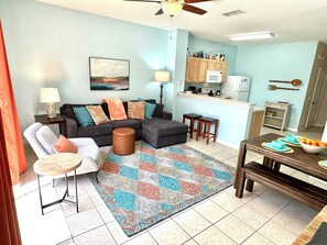 TV, video games, DVD player, ping pong