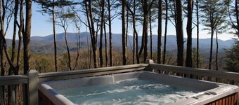 Loved by all-Incredible Views-Hot Tub-Pet Friendly-Close to Blue Ridge-Fireplace