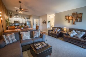 Smart TV, fireplace, DVD player, foosball - Fully Remodeled, Two Bed, Two Bath, Best Views, Steps from Town  (Winter Park)