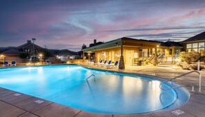Una piscina climatizada