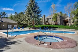 Indoor pool, outdoor pool