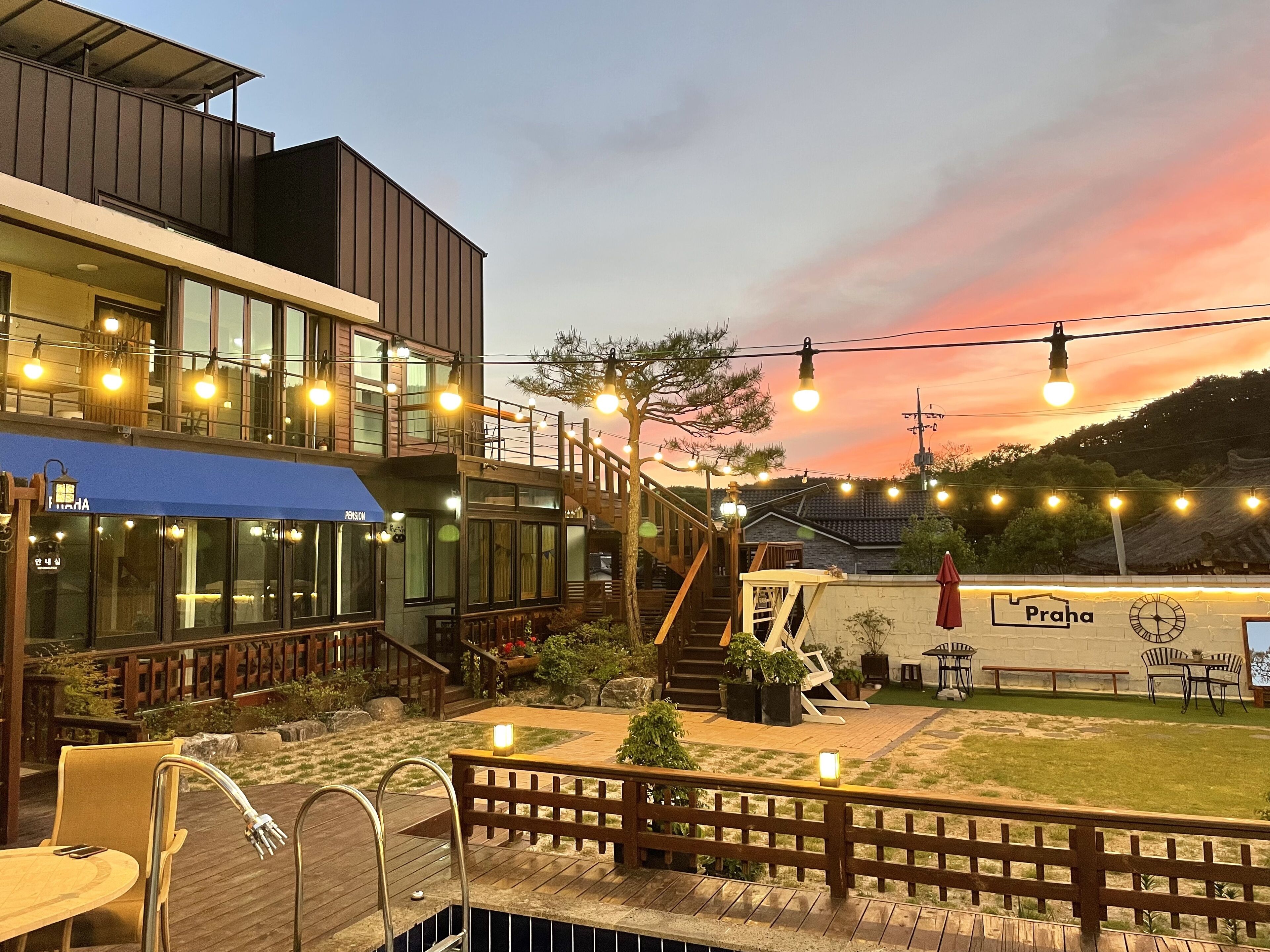 Seasonal outdoor pool