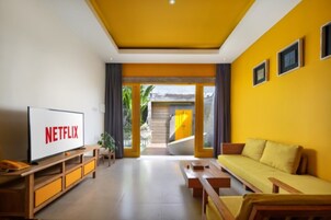 50-英寸LED 电视（配备数码频道）、Netflix、流媒体服务