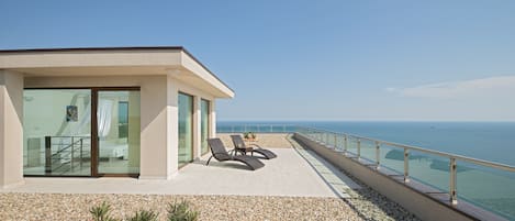Luxury Penthouse, Balcony, Sea View | Terrace/patio