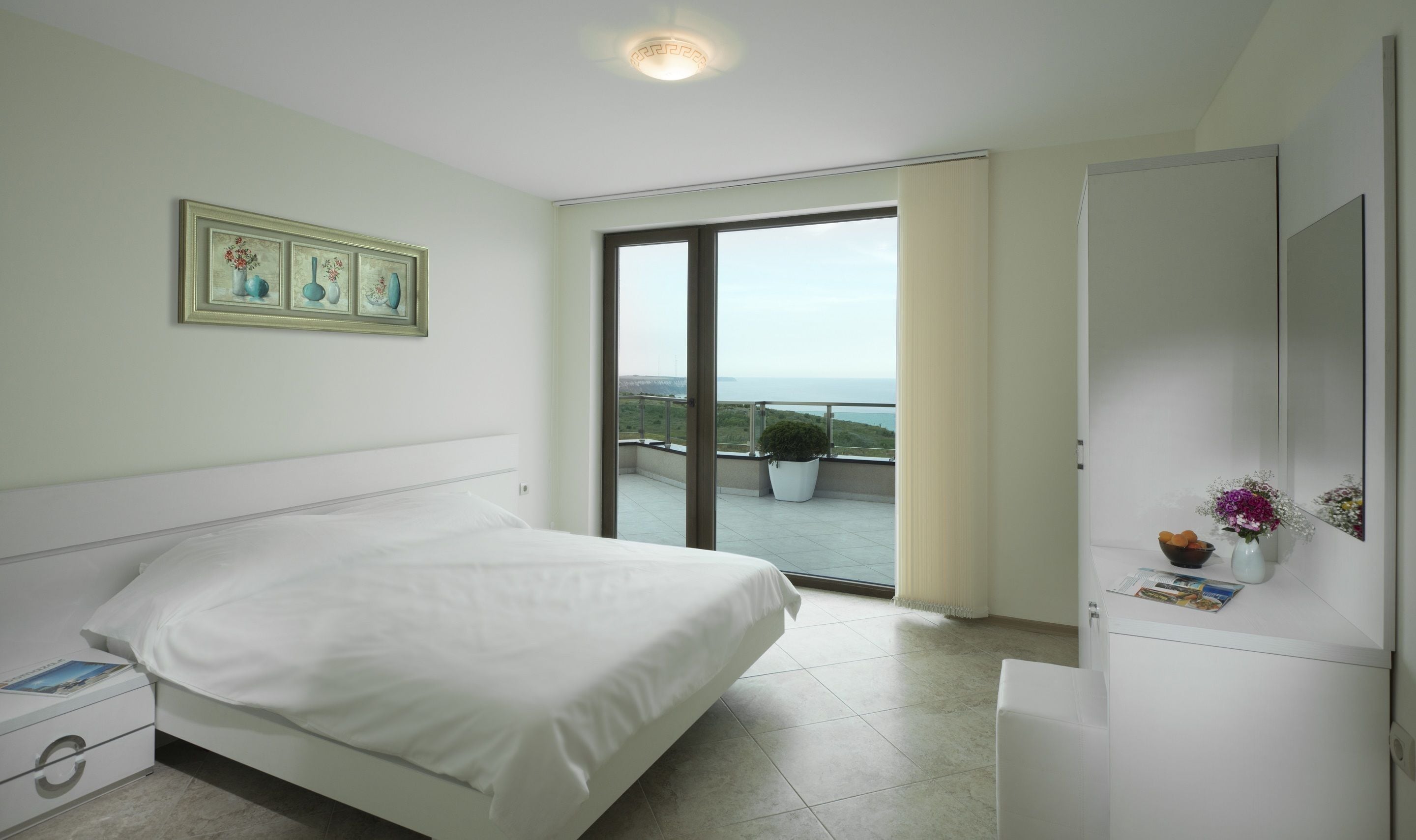 Deluxe Apartment, Balcony, Sea View | Premium bedding, down duvets, individually decorated