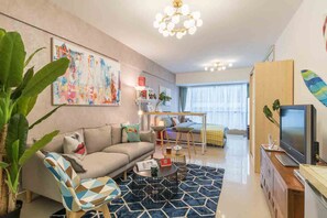 Departamento | Escritorio, cortinas blackout, wifi gratis y ropa de cama