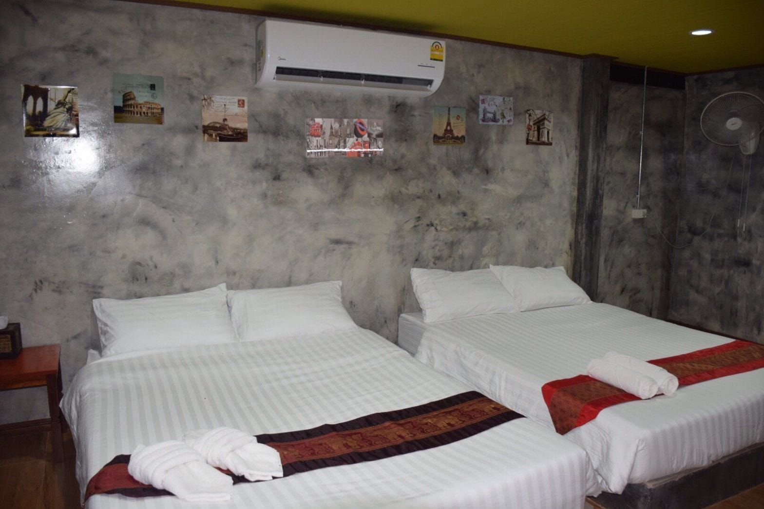 Premium bedding, blackout curtains, free WiFi, bed sheets