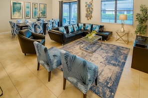 Smart TV, DVD player, foosball, stereo - ChampionsGate, 9 Bed Superb Luxury Villa, Sleeps 34, South Facing Pool/Spa. (ChampionsGate)