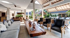 Living area - Abaca Villas (Seminyak)
