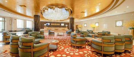 Sittområde i lobbyn