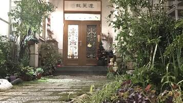 Front of property - evening/night