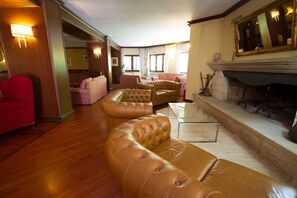 Sittområde i lobbyn