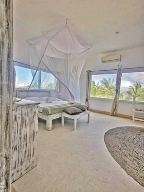 Panoramic Room, Ocean View | Desk, laptop workspace, bed sheets - Life Resort St.Thomas Royal Palm (Watamu)