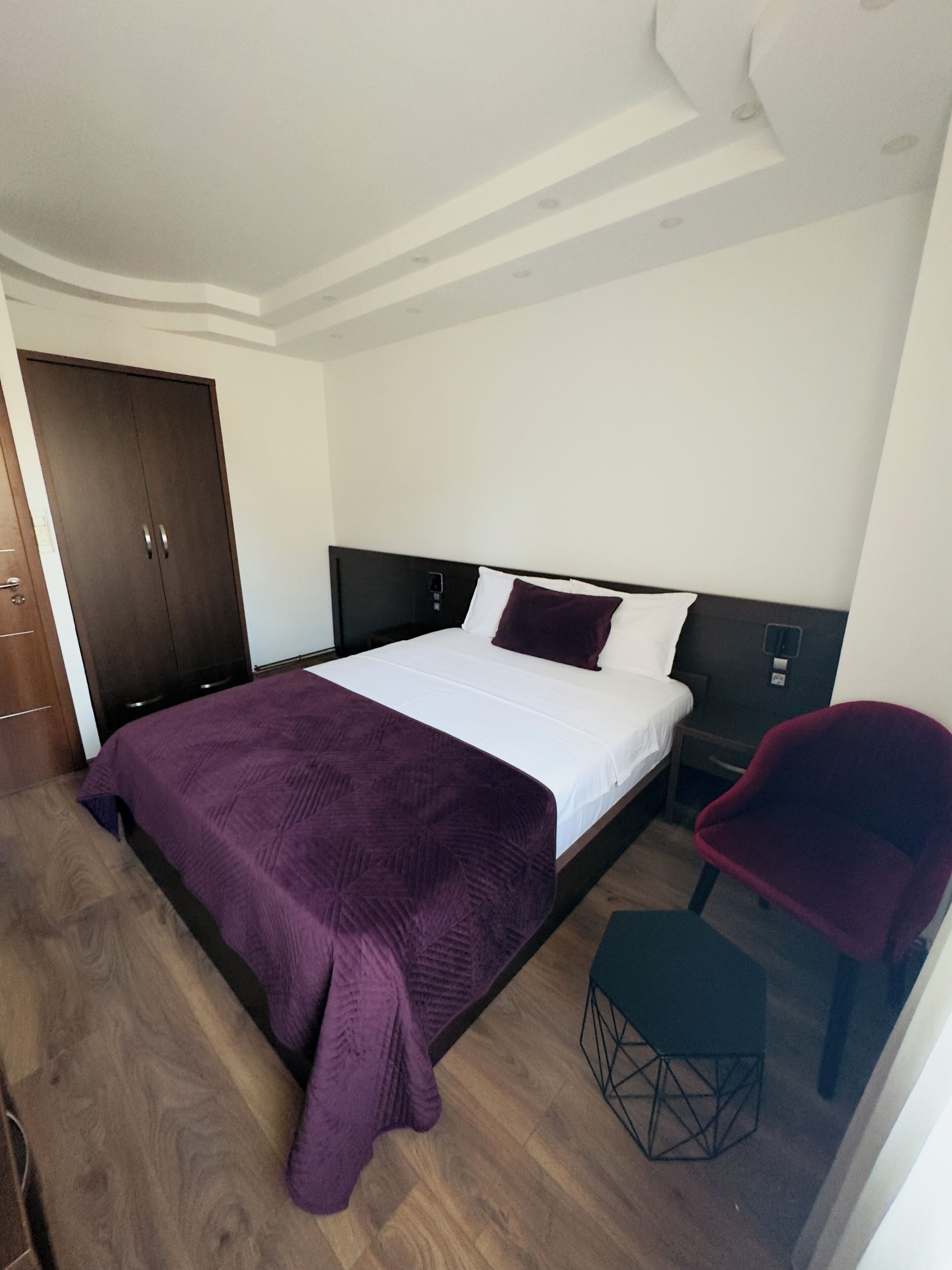 double room, private bathroom, city view | minibar, desk, laptop workspace, soundproofing