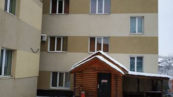 Majoituspaikan sisäänkäynti