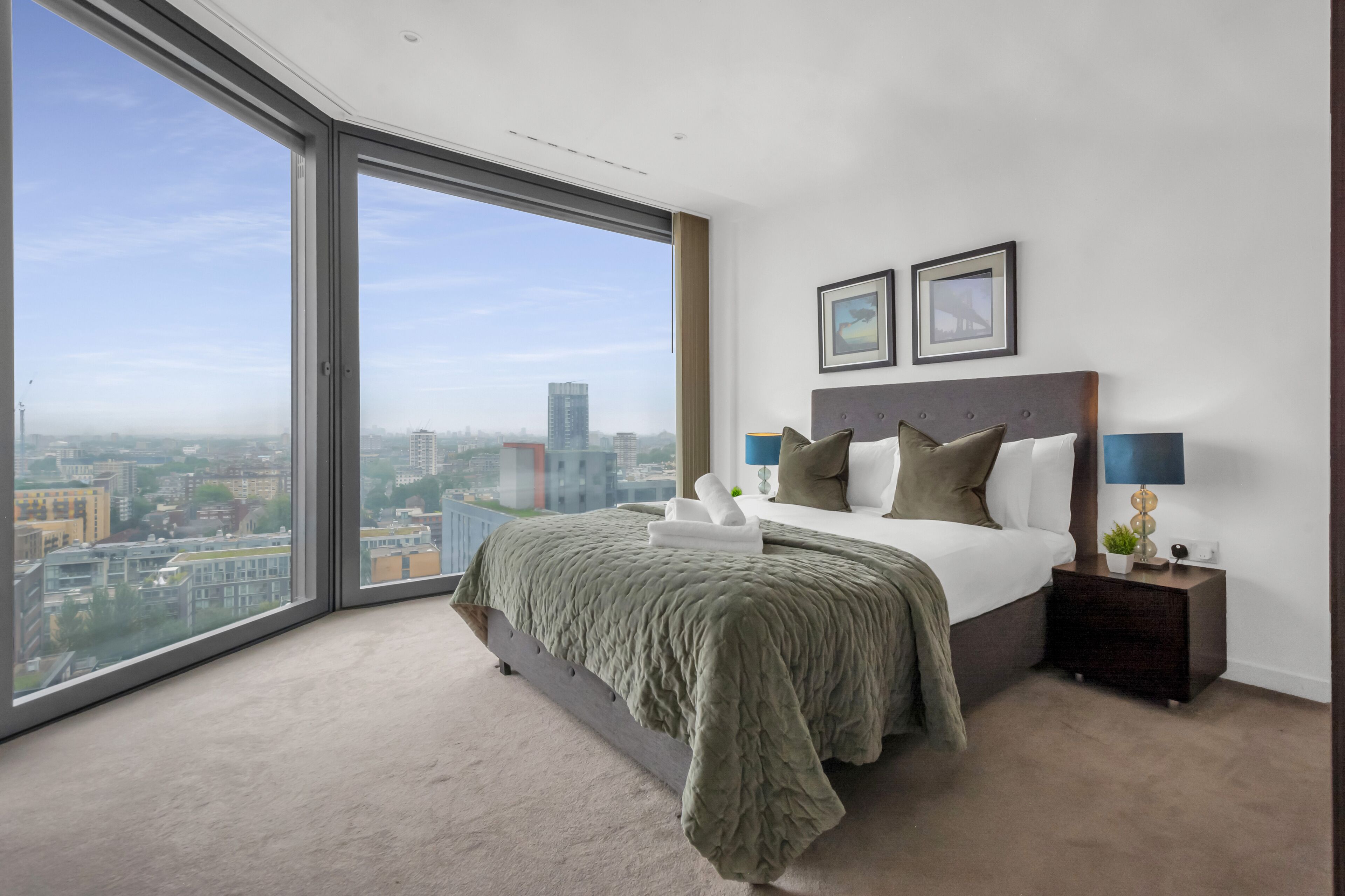 1 غرفة نوم وتجهيزات عازلة للصوت وأسرّة أطفال/رضّع وأسرّة قابلة للطي