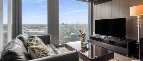 Luxury-Apartment, 1 Schlafzimmer, Stadtblick | Ausblick vom Zimmer