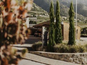 Property grounds - Historic Charm Meets Modern Comfort: Sauna, Mountain Views & Terrace. Pets Welcome! (PARTSCHINS)