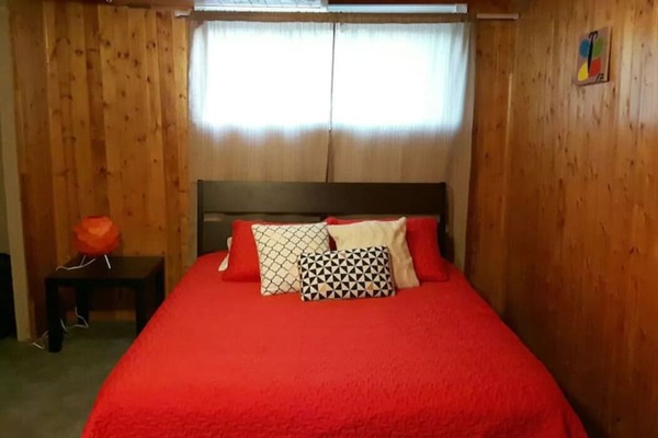 Private Bedroom area entire suite is private with a private entrance.