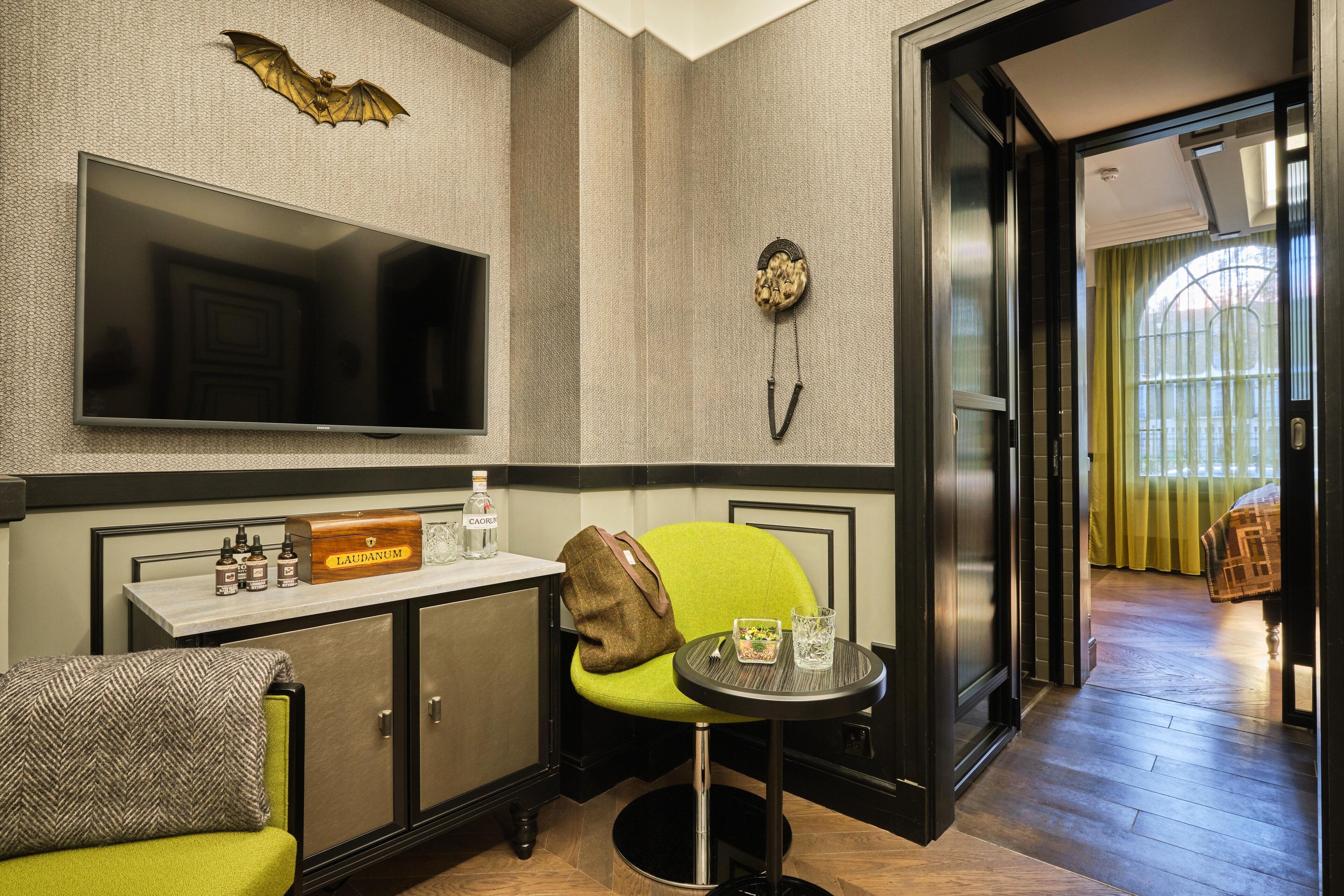 gyle suite | living area | 43-inch lcd tv with digital channels