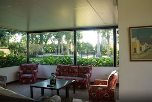 Lobby sitting area