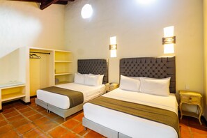 Family Room, 2 Double Beds, Non Smoking | Premium bedding, pillowtop beds, in-room safe, individually decorated