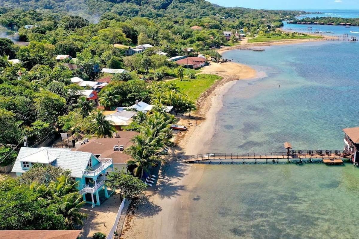 Standard Double Room, 2 Queen Beds, Non Smoking | Beach/ocean view