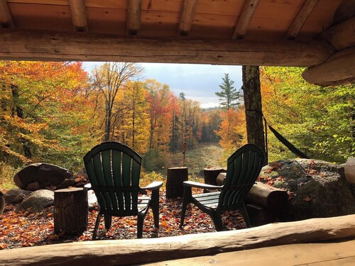 Your private hill-top furnished glamping site on 50 private Adirondack acres