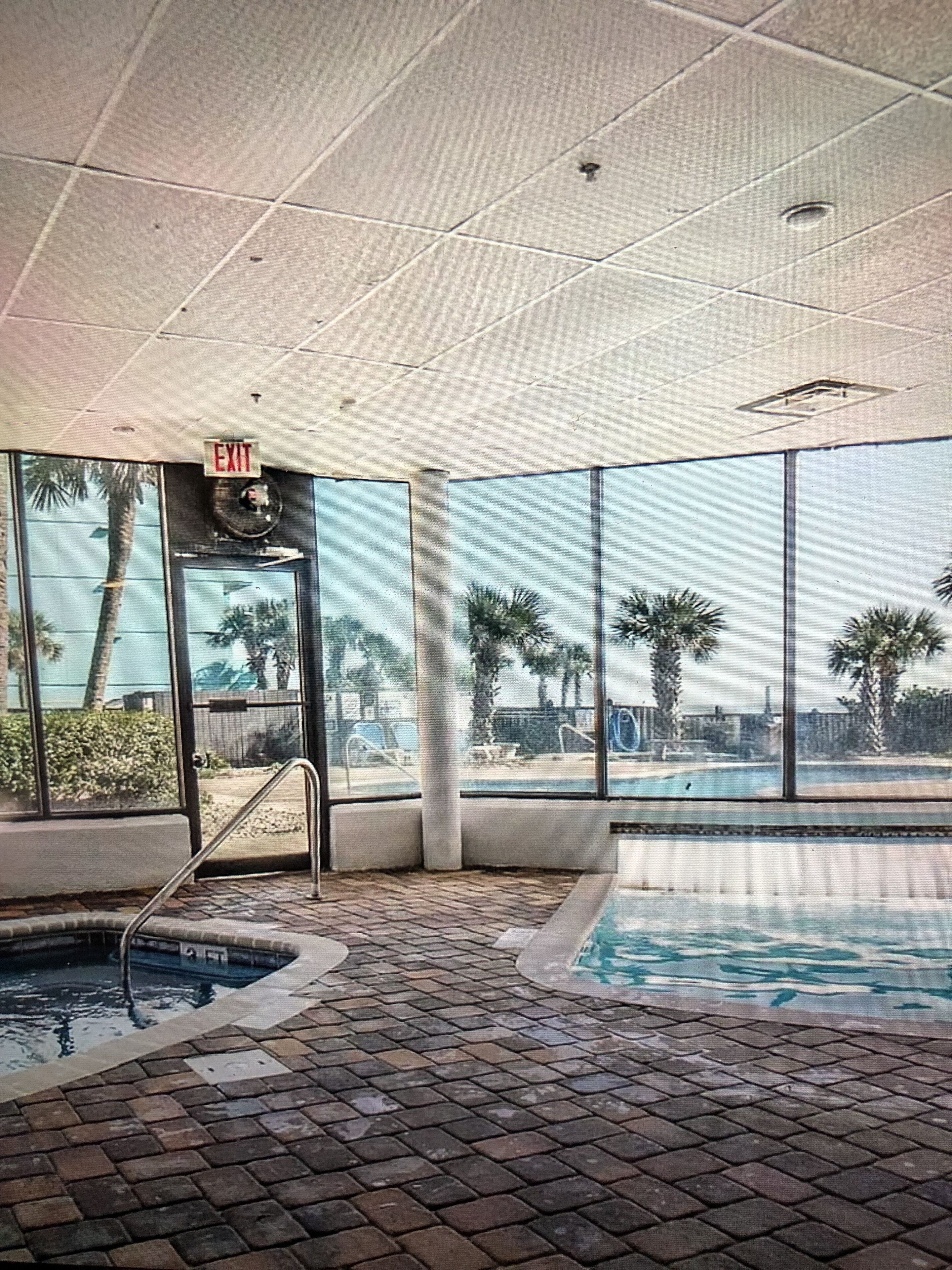 Indoor pool, a heated pool