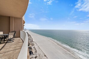 Outdoor dining - Phoenix Gulf Shores 1702 | Gulf Views | XL Balcony | Luxury Pool | My Beach Getaways (Gulf Shores)