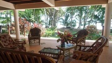 Villa, 3 Bedrooms, Non Smoking, Beach View | Terrace/patio