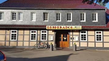 Overnatningsstedets facade