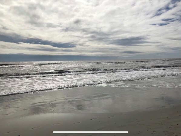 Tæt på stranden, liggestole