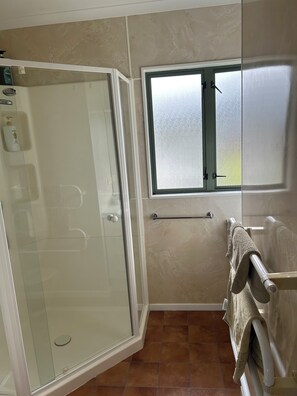 Shower, hair dryer, towels, soap - Corena's Place - walking distance to lake and town.  Includes linen and wifi.  (Taupo Central)