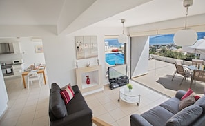 TV, fireplace, music library, video library