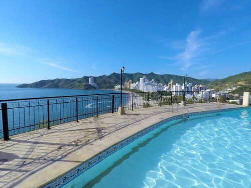View to the Peñon del Rodadero Sea