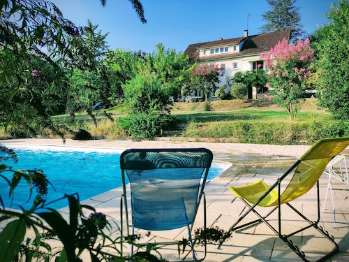 Large comfortable house on a nice plot, exceptional views