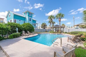 Pool - Fantastic Oceanfront Corner Condo with Panoramic Views and Private Pool (St. Augustine Beach)