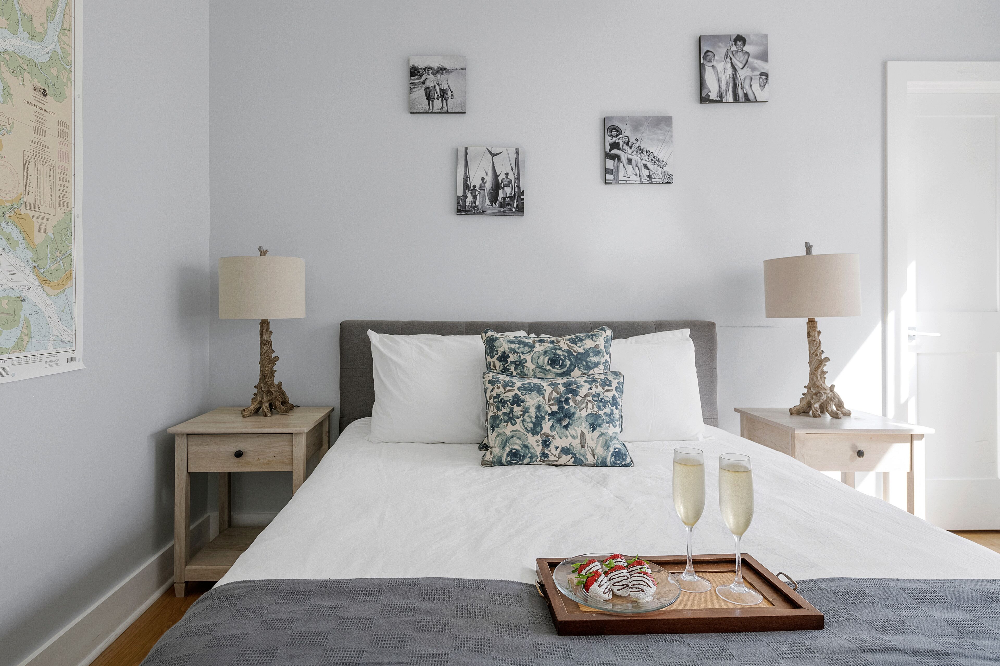 2 makuuhuonetta, silitysrauta/-lauta, internet