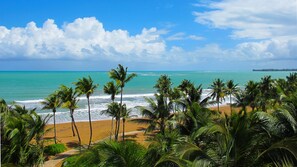 On the beach, sun-loungers, beach towels - Luxury Beachfront Villa on Rio Mar Beach in Resort (Rio Mar)