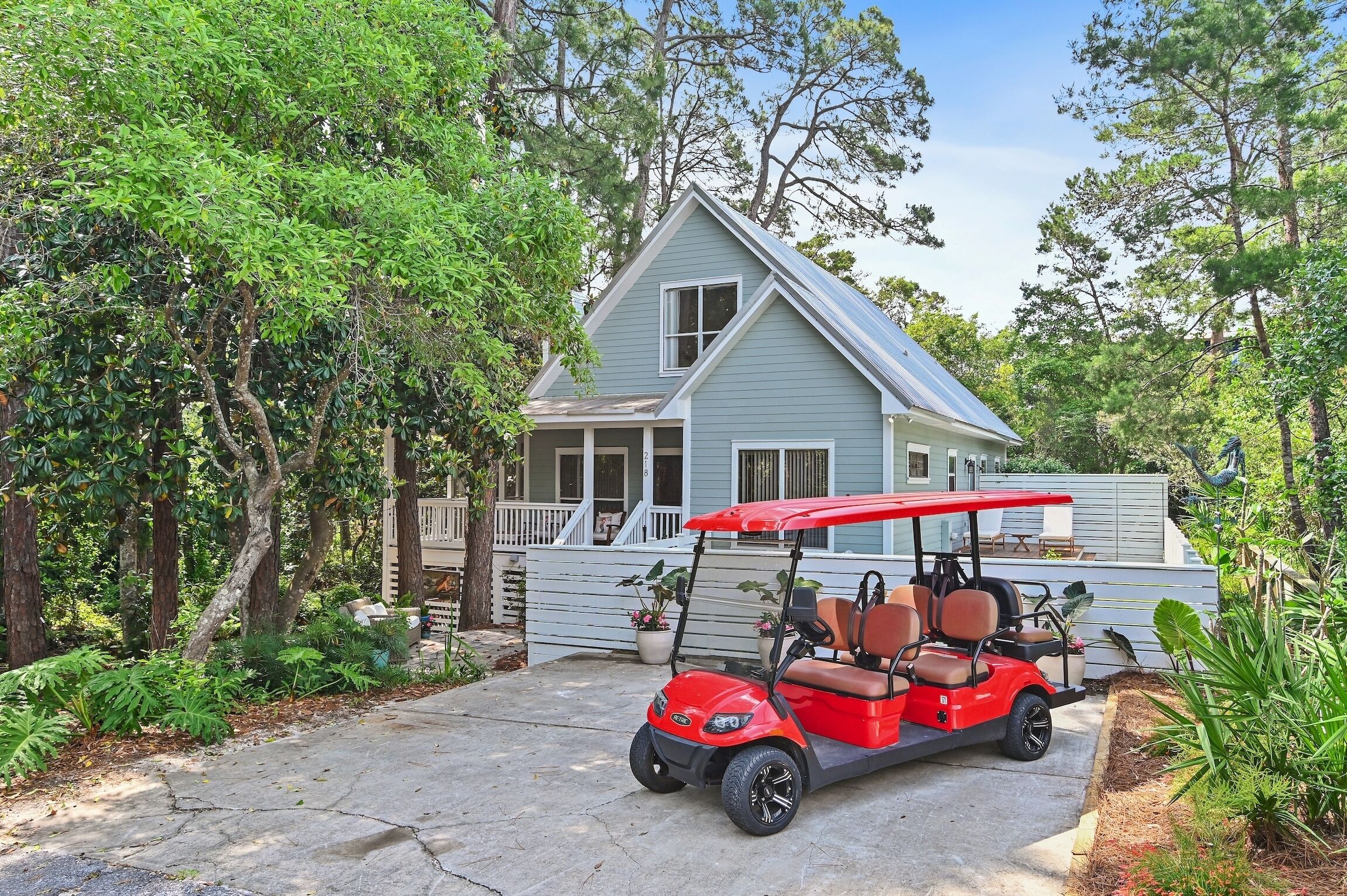 30A ~ Private Pool ~ Golf Cart ~ Screened In Porch