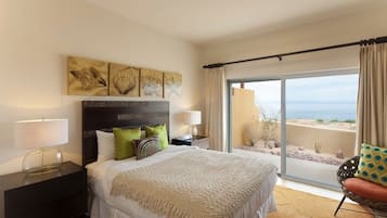Family Villa, 3 Bedrooms, Ocean View | 3 bedrooms, down comforters, in-room safe, individually decorated