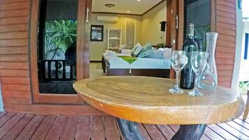 Superior Bungalow, Non Smoking, Sea View | Premium bedding, blackout drapes, bed sheets